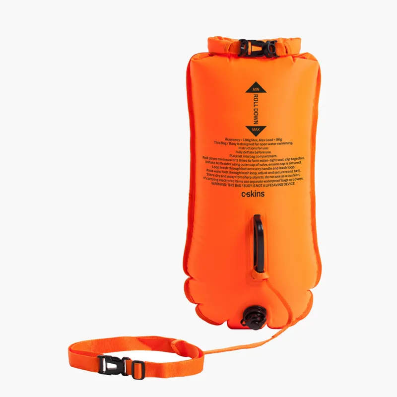 C-Skins Swim Research Buoy Dry Bag Orange 28ltr-2